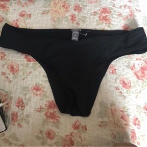 Aerie black cheeky bikini bottoms